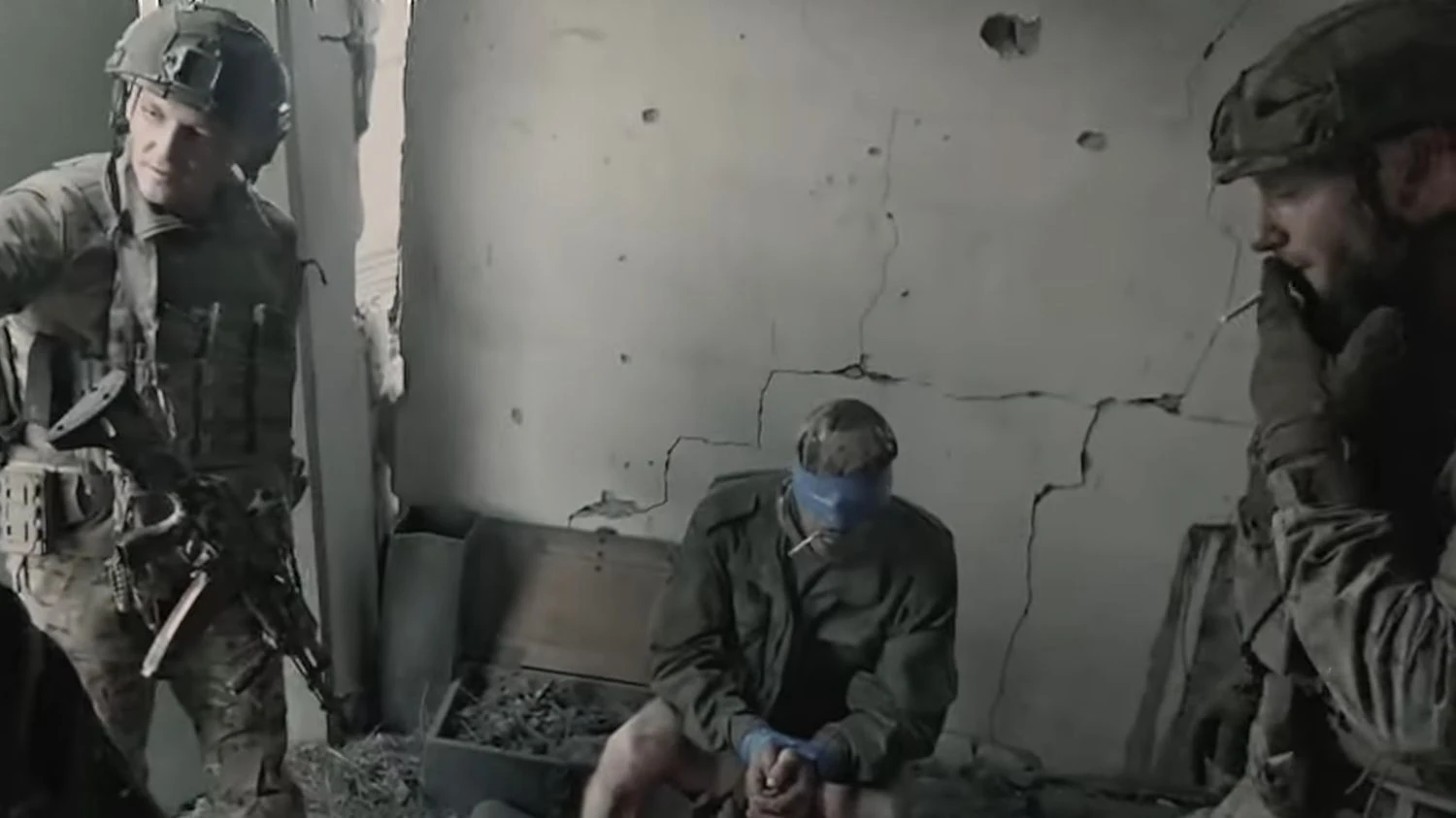 Артилеристи показали взяття в полон диверсанта, який мав проводити ворожі ДРГ у Костянтинівку