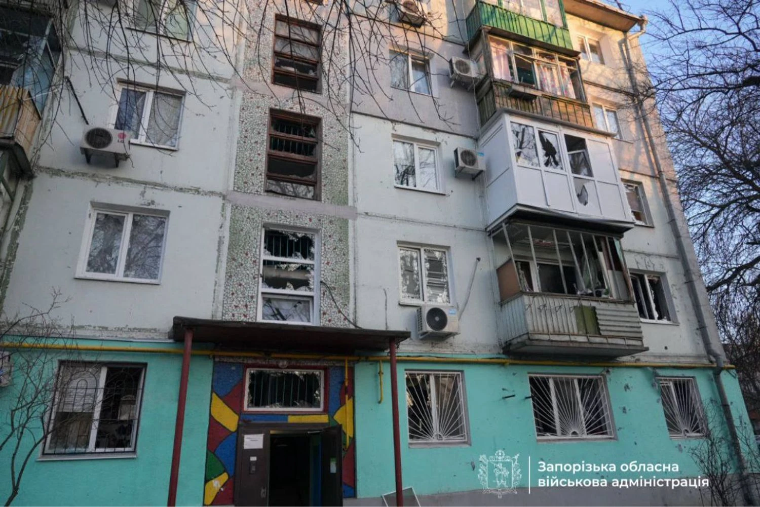 рф атакувала Запоріжжя: п’ять багатоповерхівок без тепла, пошкоджено дитсадок