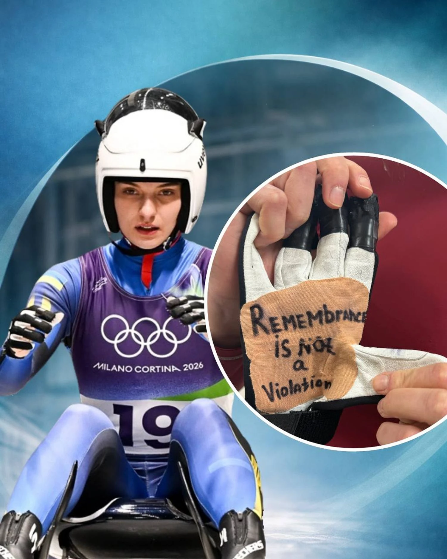 “Ви не можете заборонити пам’ять - ми все одно будемо пам’ятати”: українська санкарка Смага підтримала скелетоніста Гераскевича у конфлікті з МОК