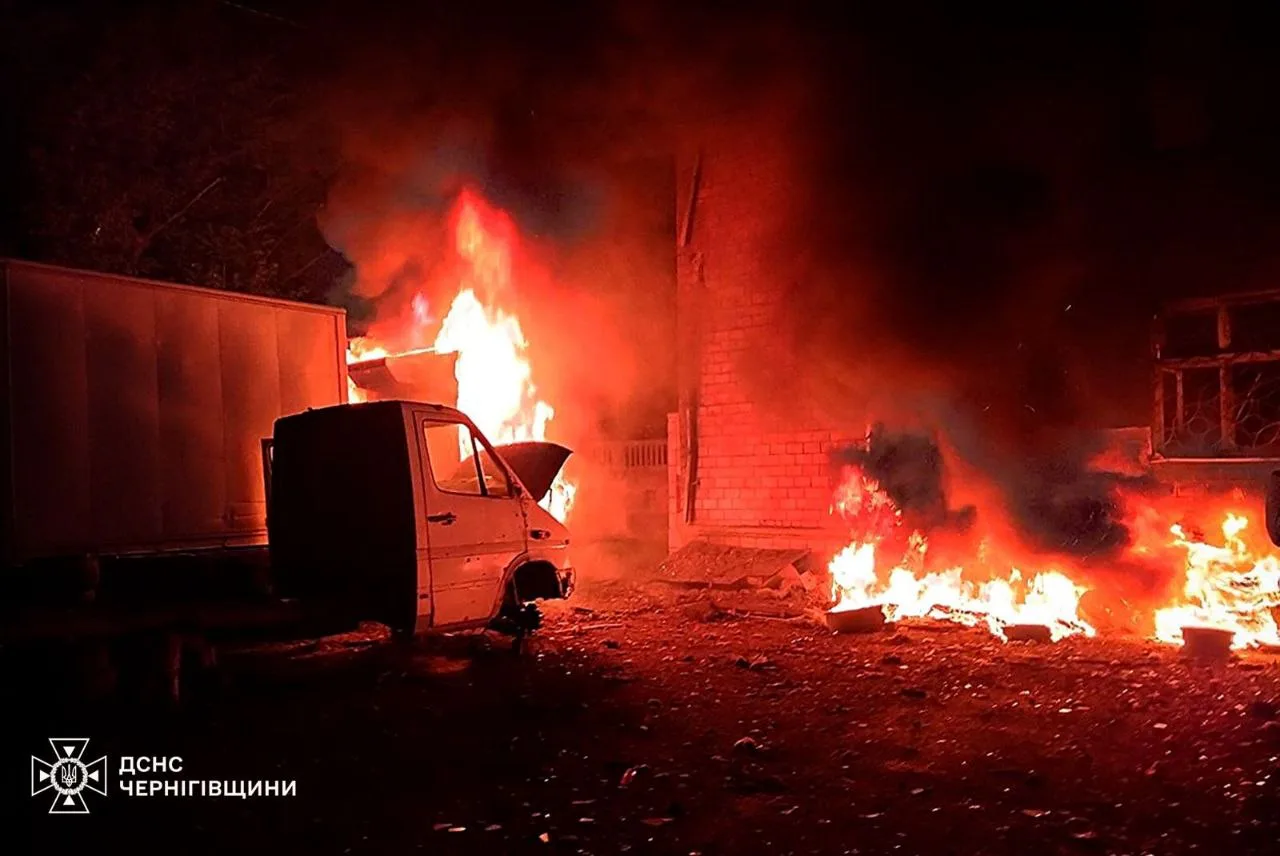 росіяни протягом доби атакували Чернігівщину дронами – є поранені та руйнування